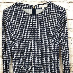 Tory Burch  Beautiful moon and dots shift dress SIZE M